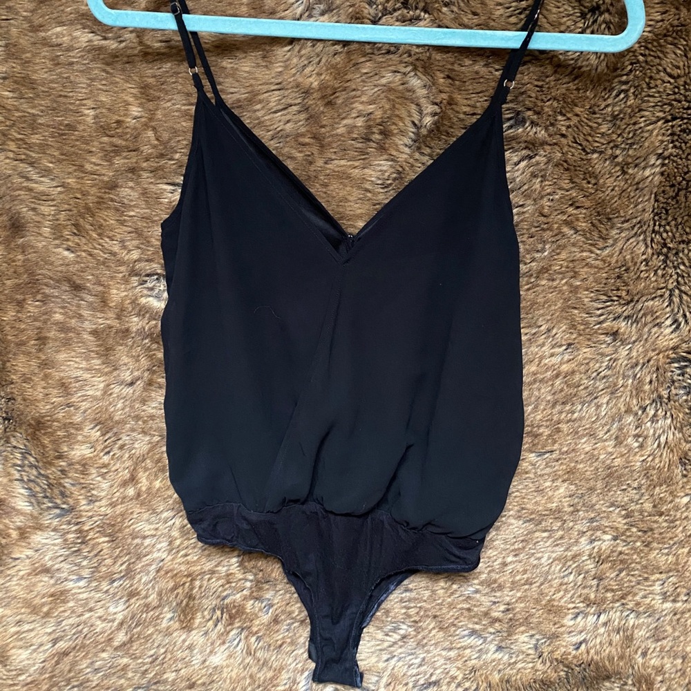 Guess wrap black bodysuit